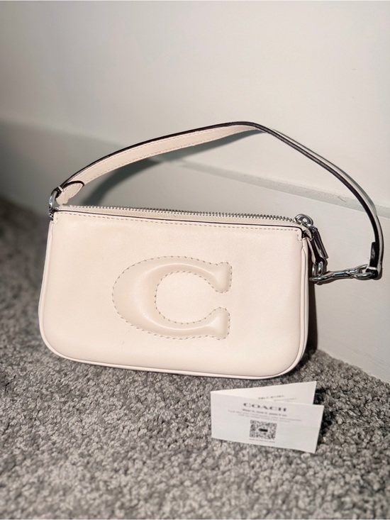 Coach Handbags - Coach Nolita Shoulder Bag in white Leather